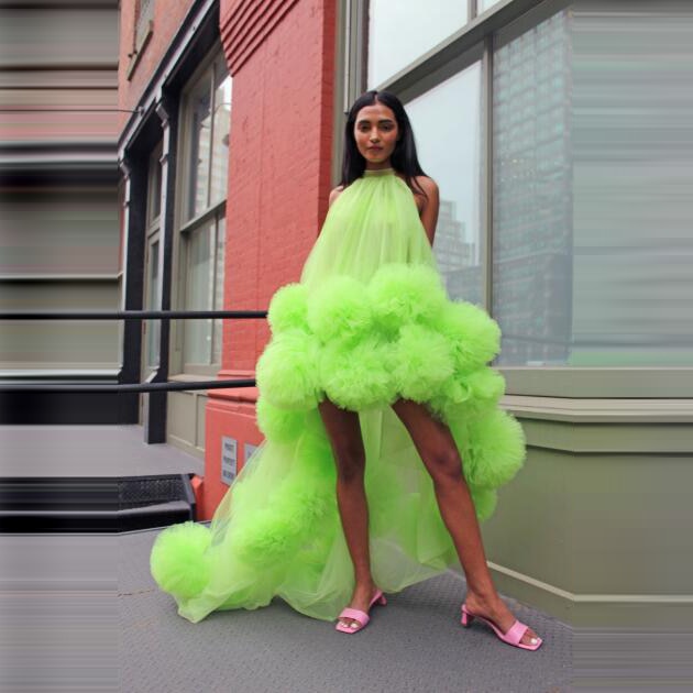 Mullet- the High Low Pom Pom Tulle Party Dress 10 Colors