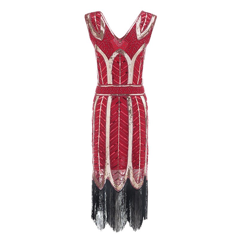 Charleston- the Sequined Short 1920s Inspired Flapper Dress 5 Colors