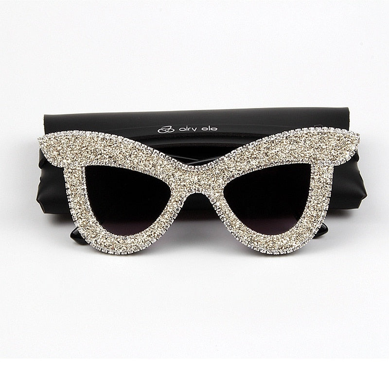 Wanda- the Glitter Cat Eye Sunglasses 3 Color ways
