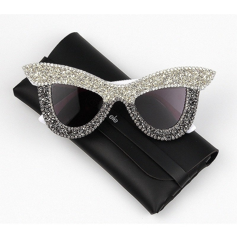 Wanda- the Glitter Cat Eye Sunglasses 3 Color ways