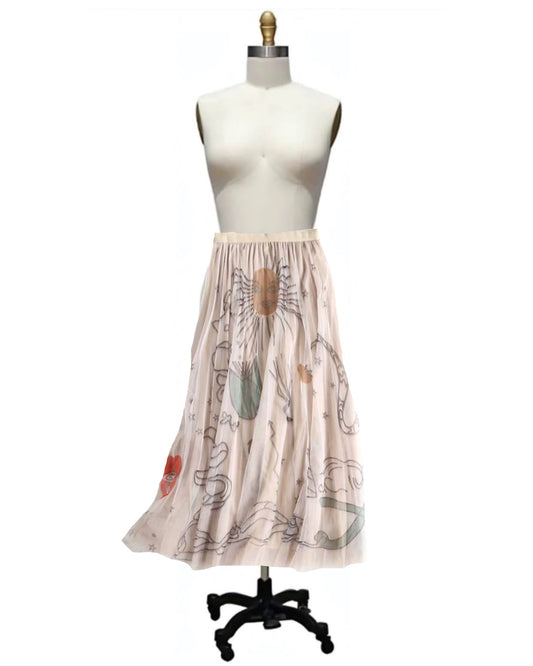 Art- the Surrealist Art Print Tulle Skirt