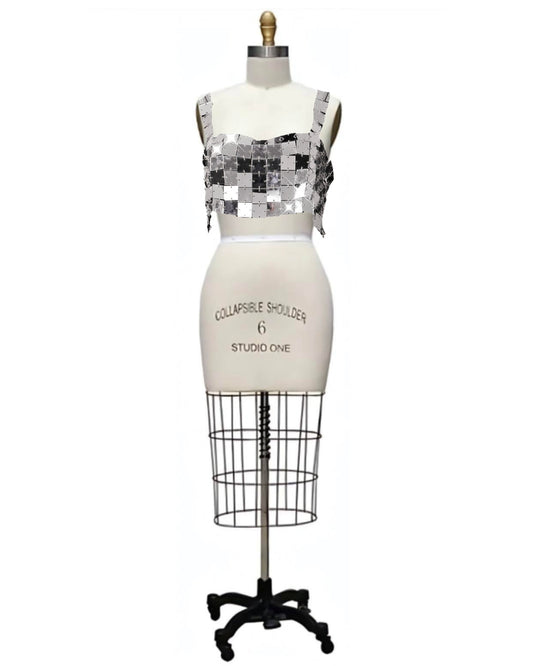 André- the 60s Space Age Babe Chain Link Camisole