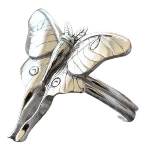 Whisper- the Art Nouveau Luna Moth Ring
