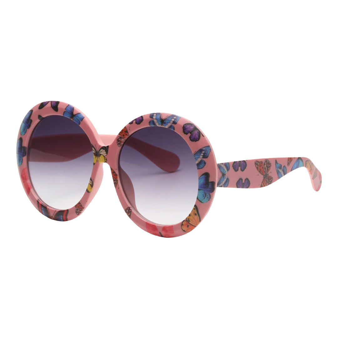Jennifer- the Big Lens Butterfly Print Sunglasses 13 Colors