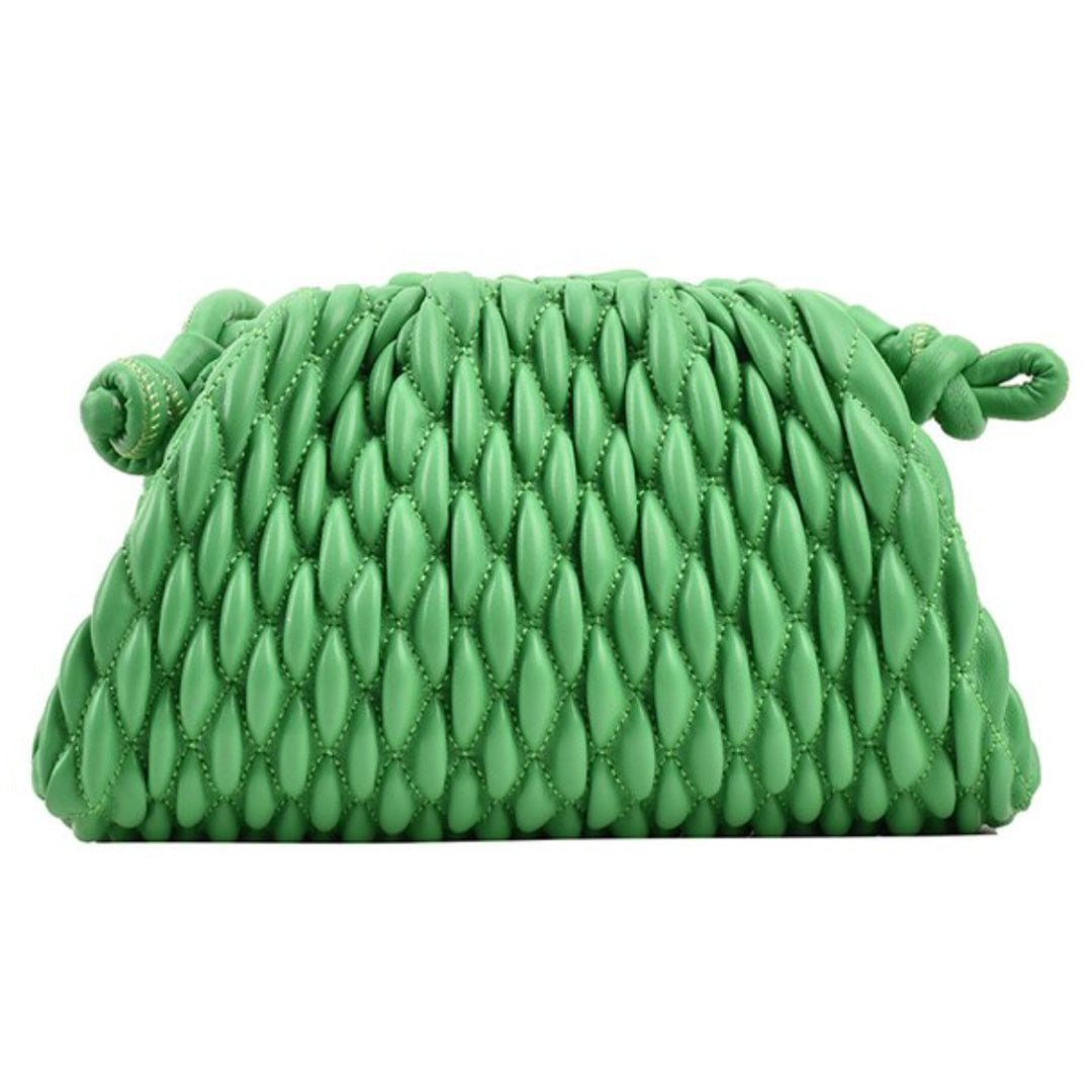 Weave- the Basket Weave Fabric Cord Handbag 4 Colors