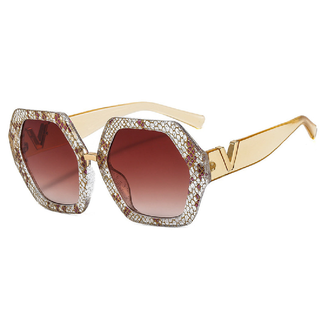 Jessica- the 1970s Superstar Exaggerated Frame Sunglasses 7 Colors