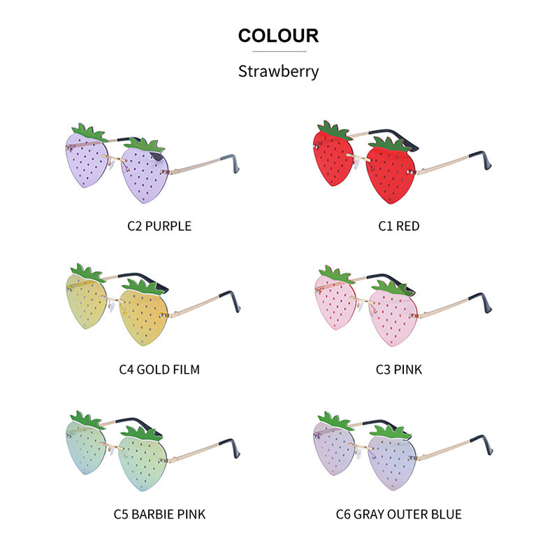 Shortcake- the Strawberry Tinted Lens Sunglasses 6 Colors