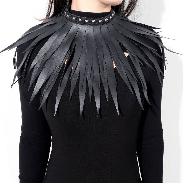 Maleficent- the Goth Queen Cutwork Black Collar