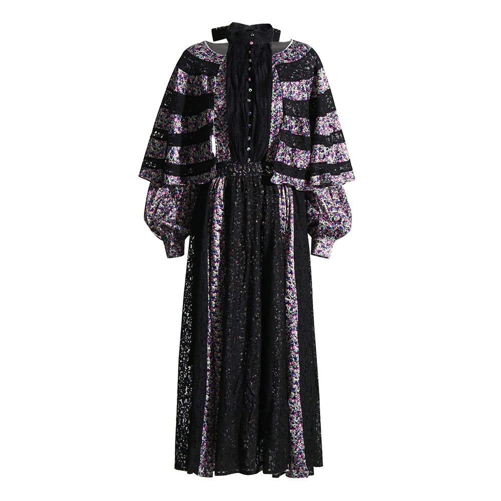 Florence- the Dark Faerie Queen Full Sleeved Dress 2 Colors