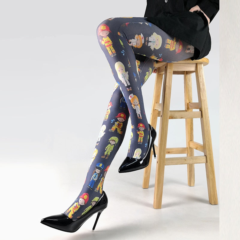 Legs- the Novelty Print Tights Collection 12 Styles