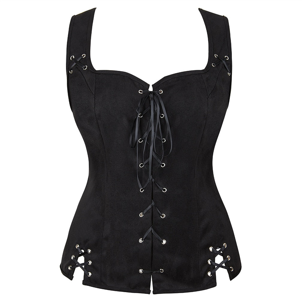 Wench- the Lace Front Pirate Style Corset Top Plus Sizes 5 Colors